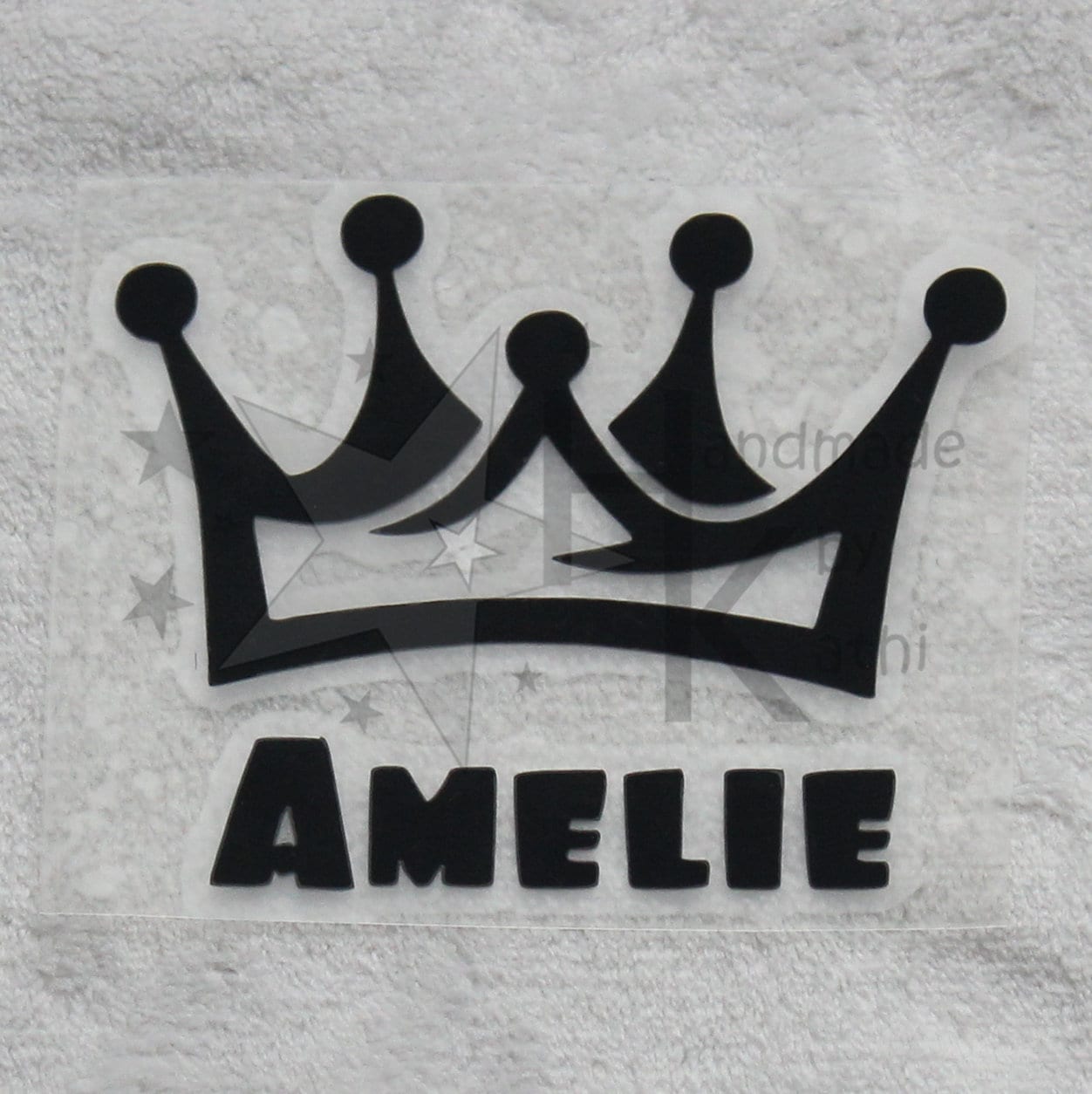 Bügelbild - Krone & Name | Individuell Viele Mögliche Farben Bügelbild - Krone & Name | Individuell Viele Mögliche Farben von HandmadebyKathi
