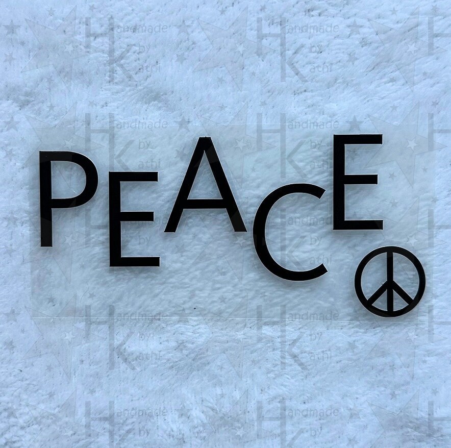 Bügelbild - Peace | Frieden Symbol Logo Viele Mögliche Farben Bügelbild - Peace | Frieden Symbol Logo Viele Mögliche Farben von HandmadebyKathi