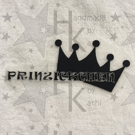 Bügelbild - Prinzickchen | Prinzessin/Krone - Viele Mögliche Farben Bügelbild - Prinzickchen | Prinzessin/Krone - Viele Mögliche Farben von HandmadebyKathi
