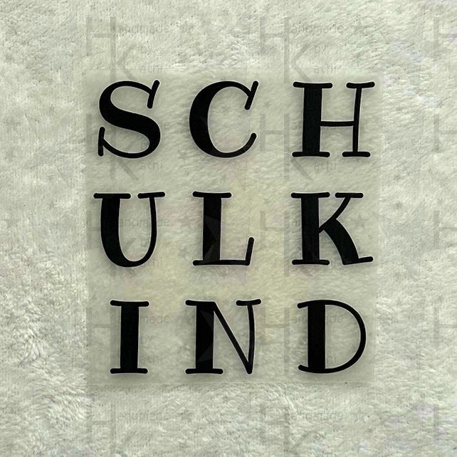 Bügelbild - Schulkind | Einschulung Schule Viele Mögliche Farben Bügelbild - Schulkind | Einschulung Schule Viele Mögliche Farben von HandmadebyKathi