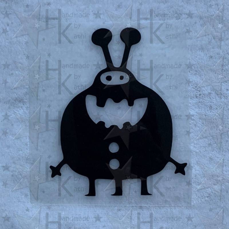 Bügelbild - Süßes Monster Mit Langen Fühlern Viele Mögliche Farben von HandmadebyKathi