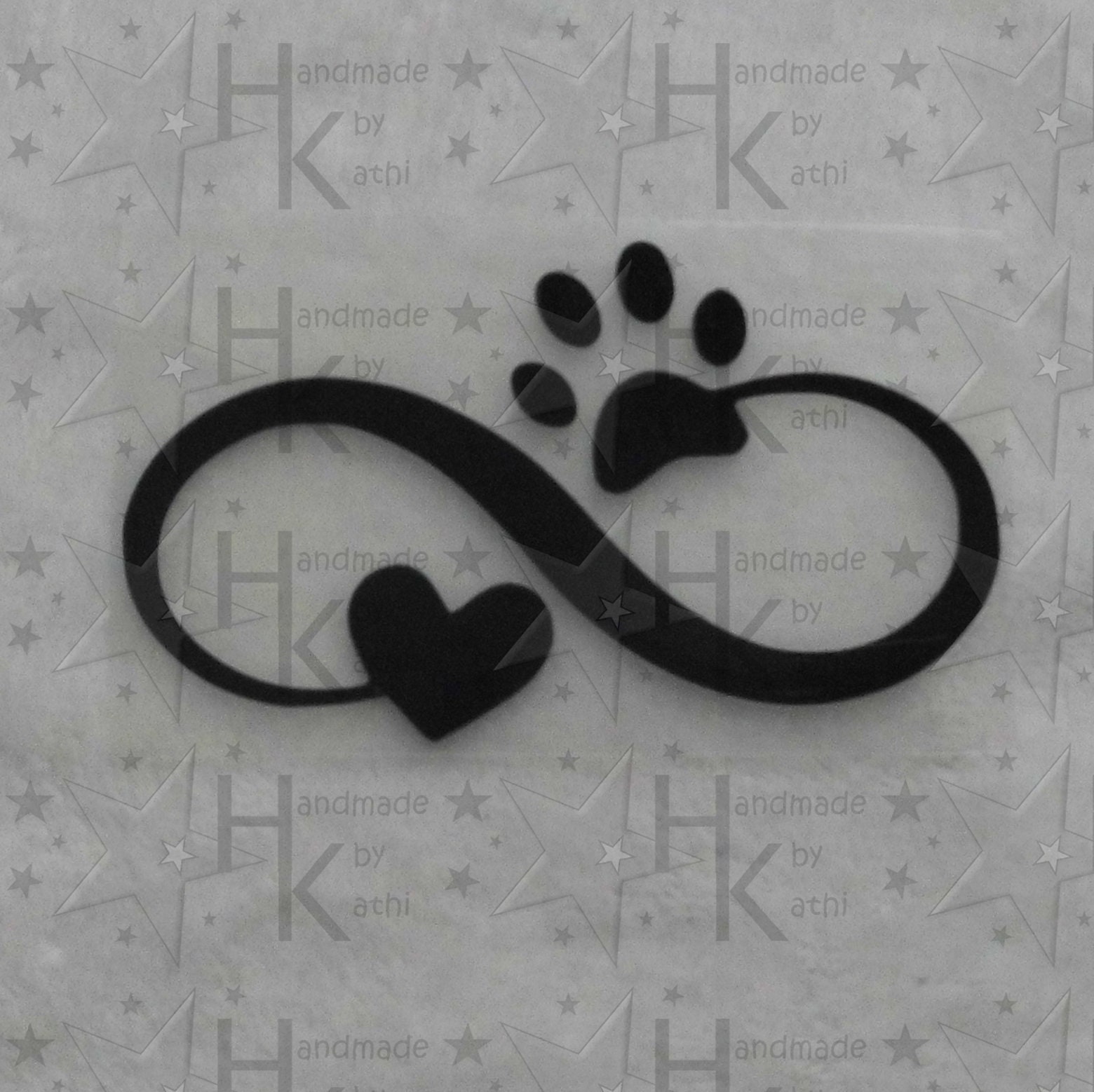Bügelbild - Symbol Unendlich | Eternity Mit Herz Und Pfote Viele Mögliche Farben Bügelbild - Symbol Unendlich | Eternity Mit Herz Und Pfote Viele Mögliche Farben von HandmadebyKathi