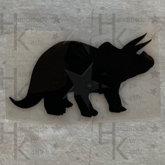 Bügelbild - Triceratops/Dinosaurier Viele Mögliche Farben Bügelbild - Triceratops/Dinosaurier Viele Mögliche Farben von HandmadebyKathi