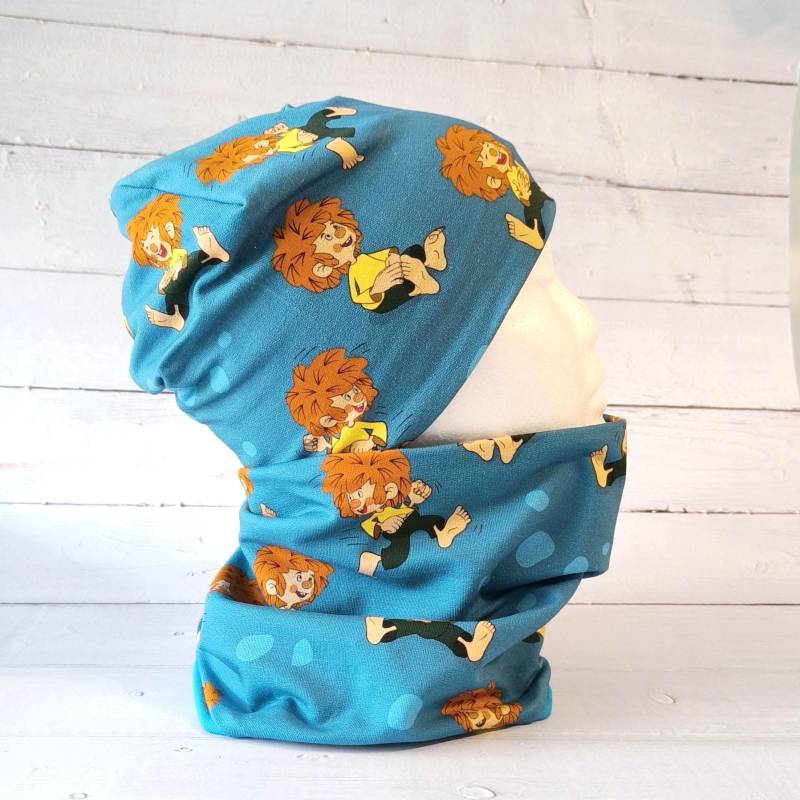 Beanie Oder Set | Mütze+Halssocke "Pumuckl", Türkis, Mütze Und Loop Für Mädchen Jungen, Mützen Herbst Winter Frühling Kind Beanie Oder Set | Mütze+Halssocke "Pumuckl", Türkis, Mütze Und Loop Für Mädchen Jungen, Mützen Herbst Winter Frühling Kind von HandmadebyKatziShop