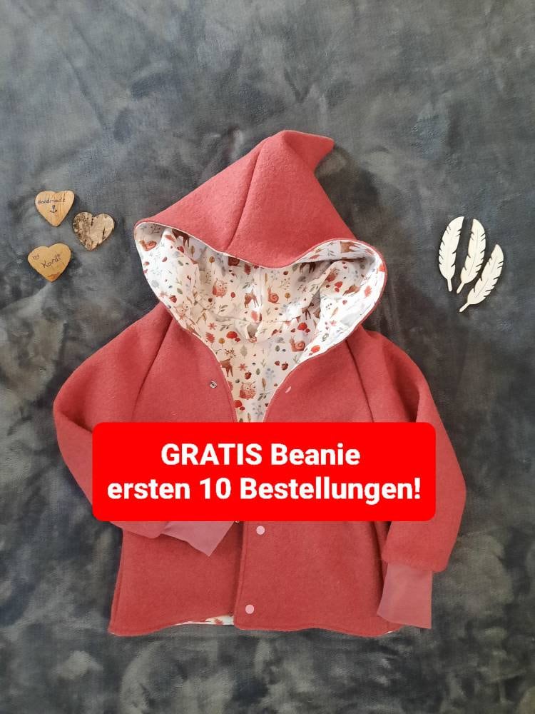 Walkjacke Übergangsjacke Walkjacke Übergangsjacke von HandmadebyKordi