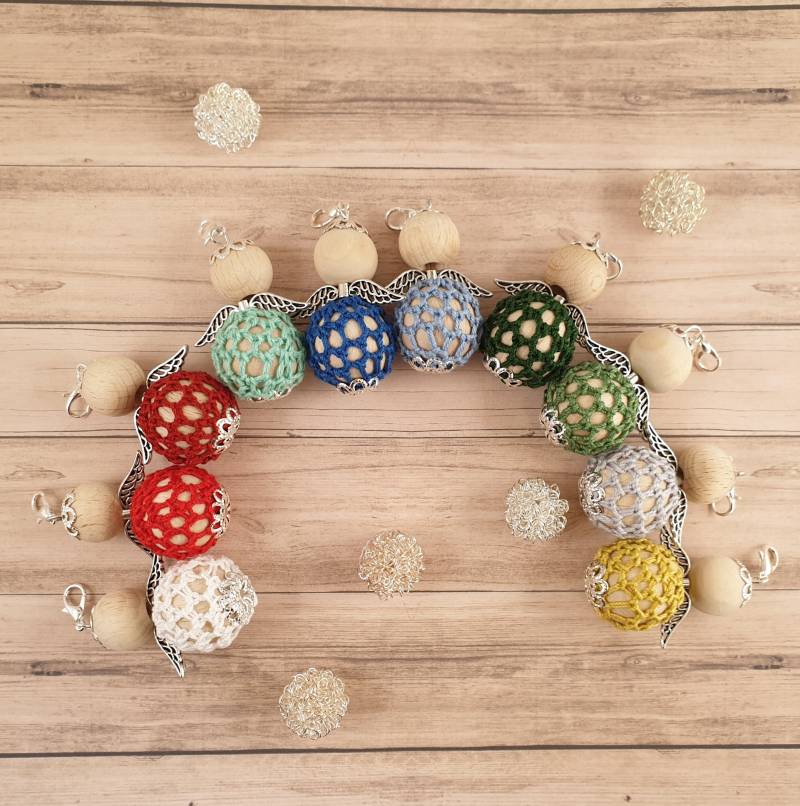5 Schutzengel Gehäkelt 4 cm - Gastgeschenk Hochzeit Taufe Kommunion Konfirmation Farbauswahl Schlüsselanhänger 5 Schutzengel Gehäkelt 4 cm - Gastgeschenk Hochzeit Taufe Kommunion Konfirmation Farbauswahl Schlüsselanhänger von HandmadebyMandB