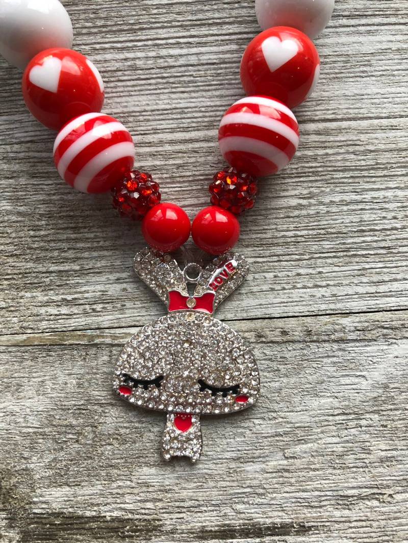 Valentine Bunny Massive Halskette Valentine Bunny Massive Halskette von HandmadebyRileyRose