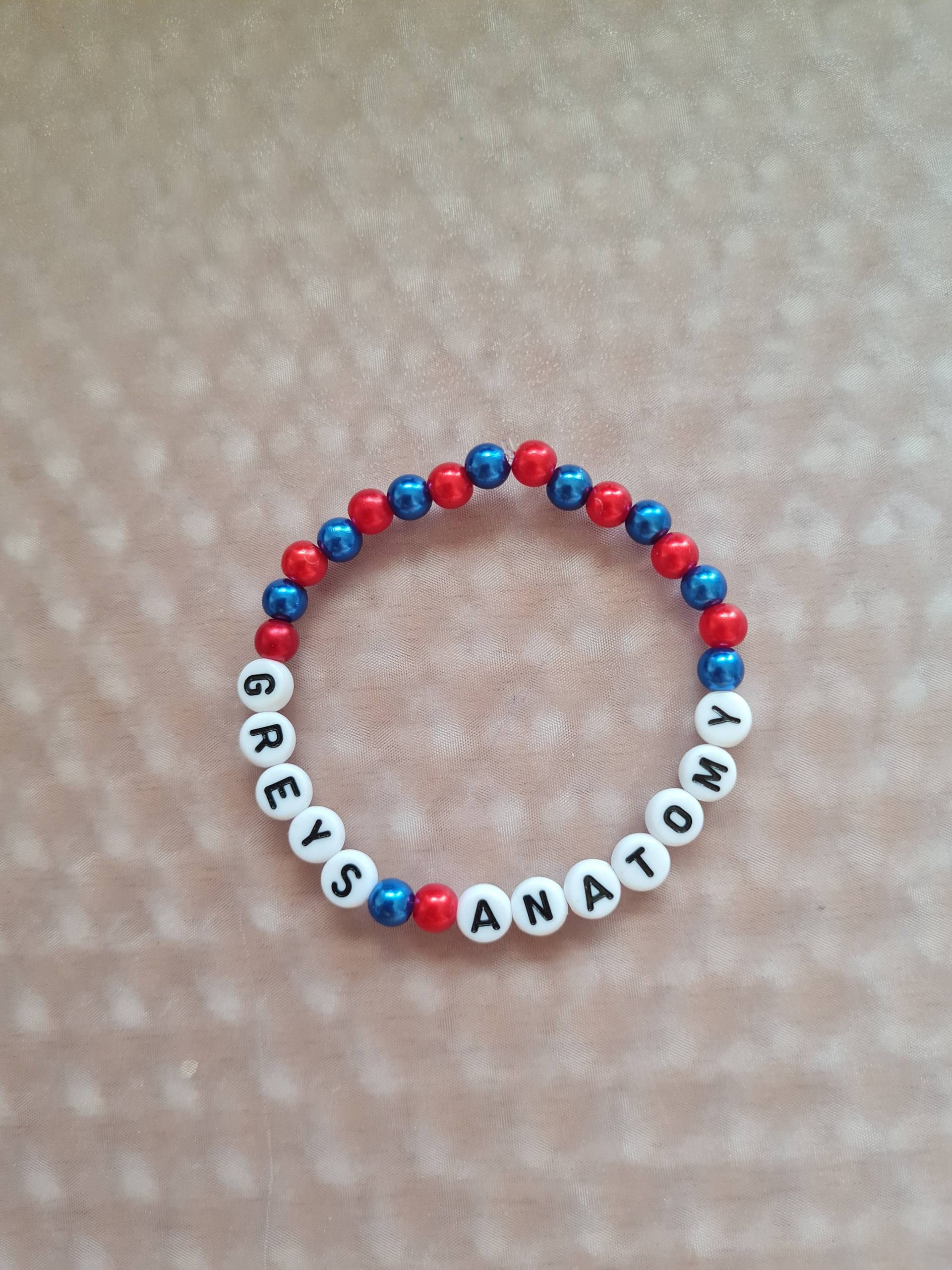 Grey's Anatomy Armband von HandmadebySEWShop