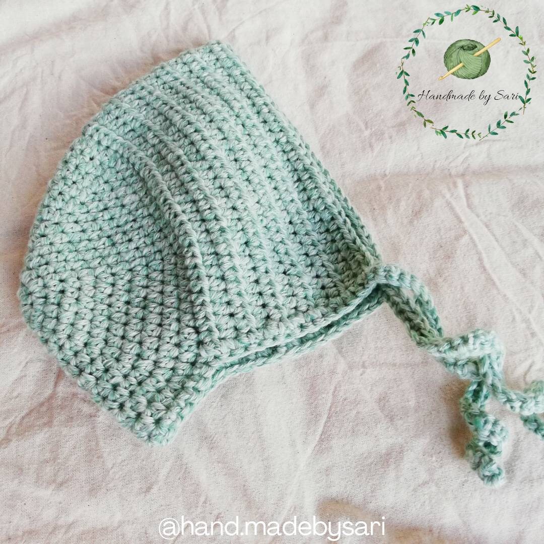 Babybonnet - Babymütze Aus Babywolle von HandmadebySari