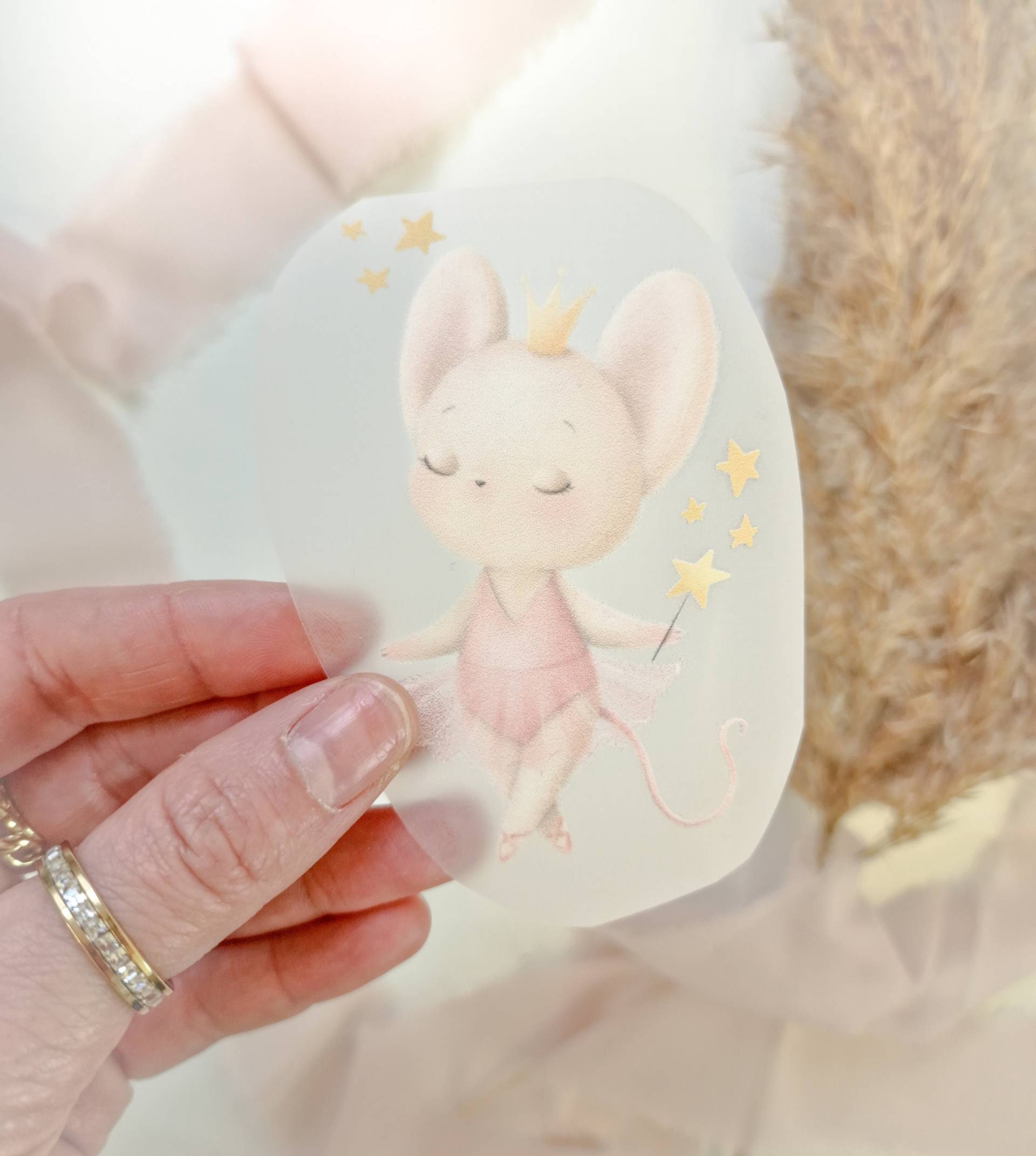 Bügelbild Kleine Zaubermaus von HandmadebySinn