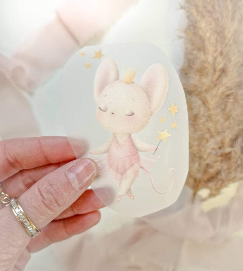 Bügelbild Kleine Zaubermaus von HandmadebySinn