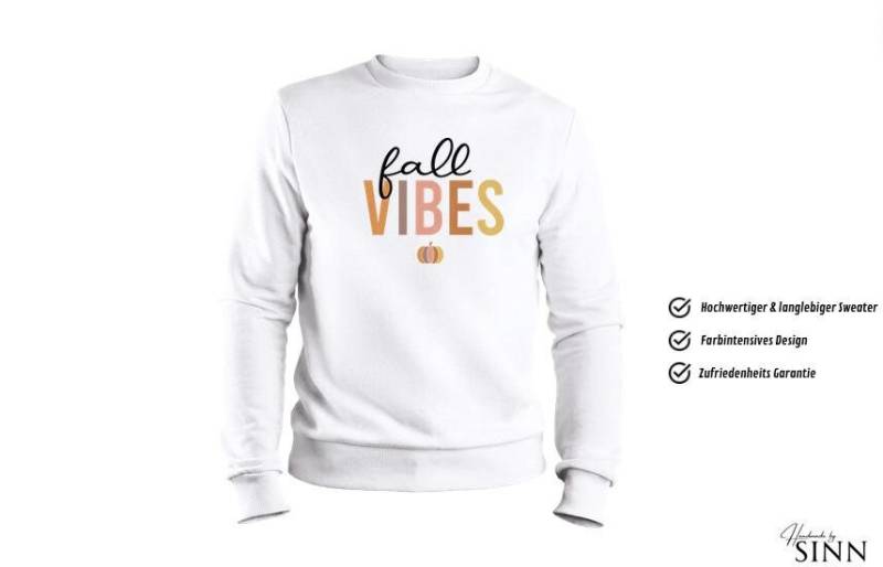 Sweater/ Pulli "Fall-Vibes" von HandmadebySinn