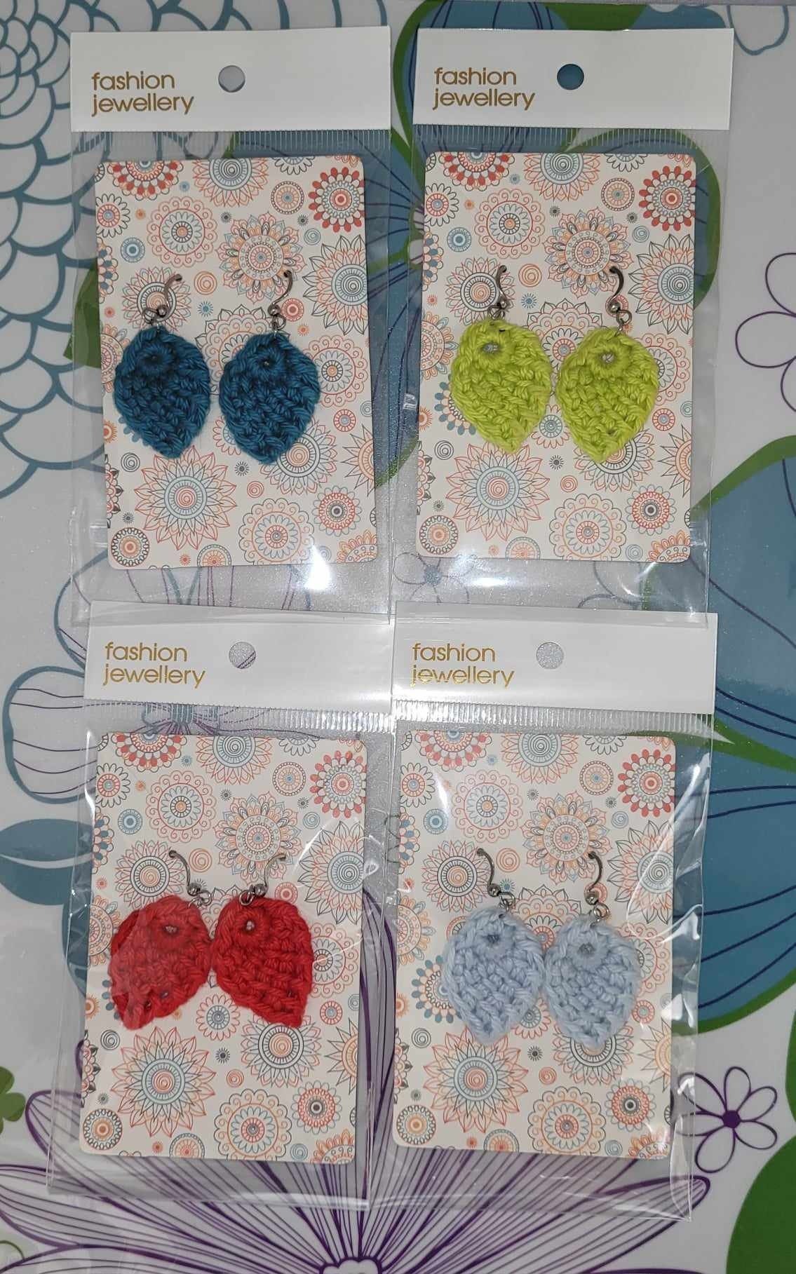 Handgefertigte Gehäkelte Ohrringe Handgefertigte Gehäkelte Ohrringe von HandmadediaDesign