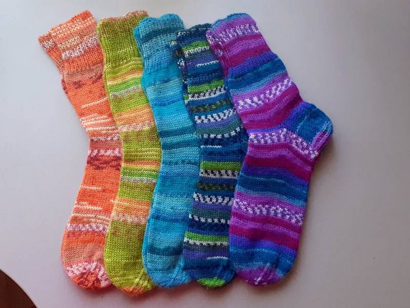 Handgestrickte Wollsocken Warme Winter Slipper Socken Boot von HandmadeitemsLV