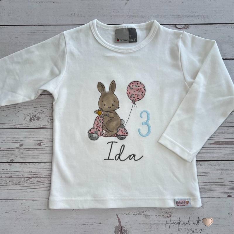 Geburtstag Shirt Personalisiert | Geburtstagsshirt Mit Namen Bestickt 1 2 3 4 5 6 7 8 9 Kind Party Outfit von HandmadelovebyTanja
