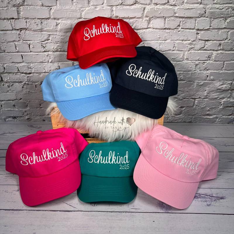Kinder Kappe Schulkind 2025 I Cappy Zur Einschulung Geschenkidee Für Den 1. Schultag Schulstart Geschenk von HandmadelovebyTanja