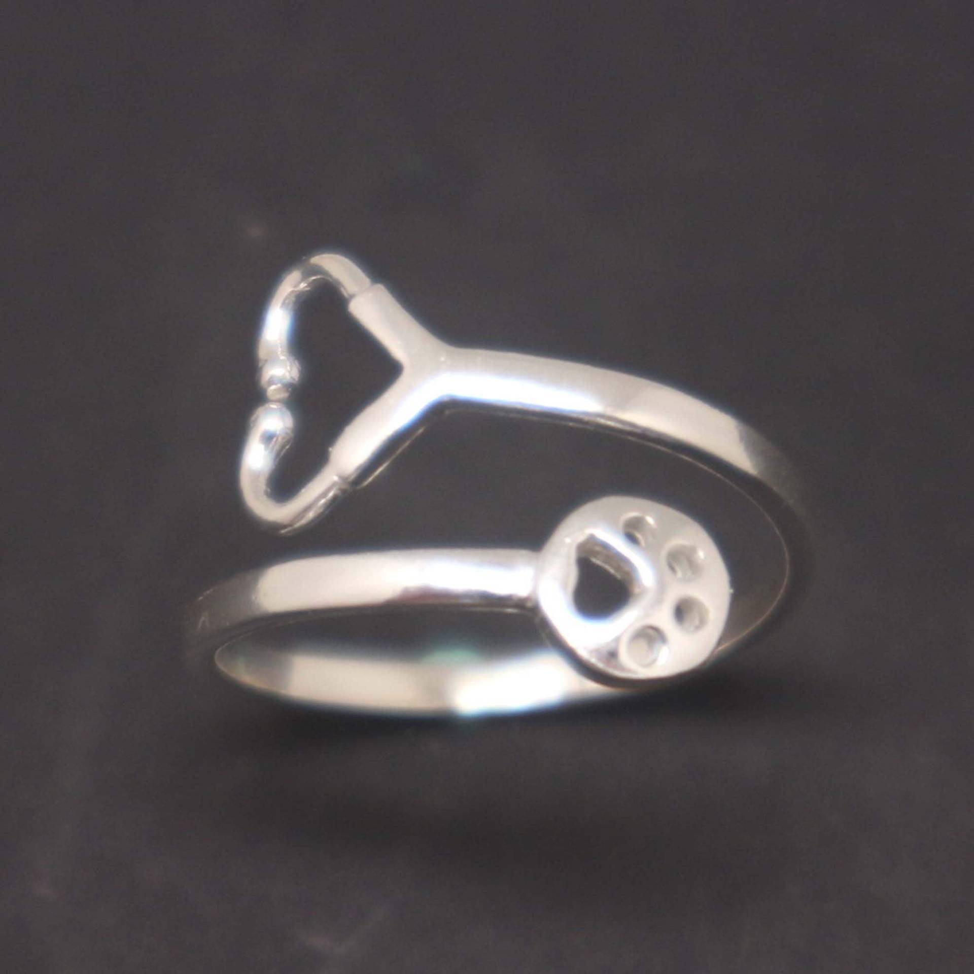 Veterinär Abschluss Stethoskop Ring - Tierarzt Geschenk, Hund Oder Katze Pfotenabdruck, Geschenk Für Sie, Enkelin, Mutter, Frau, Freundin, Nichte von HandmadoJewelry