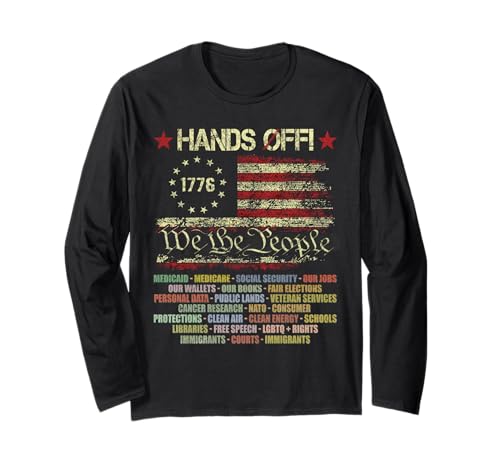 Hands Off Shirt Protest Herren Damen Langarmshirt Hands Off Shirt Protest Herren Damen Langarmshirt von Hands Off Tee Protest Apparel