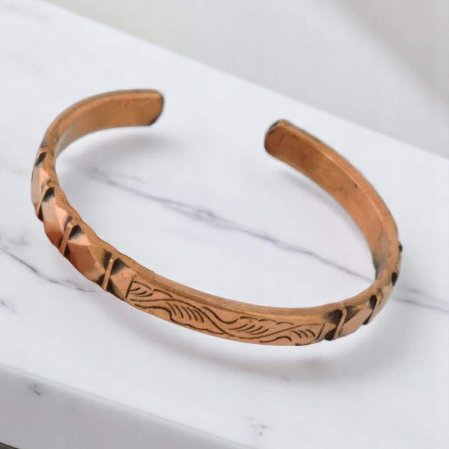 Diamant Und Welle Kupfer Armreif - Stil 12 Diamant Und Welle Kupfer Armreif - Stil 12 von HandsOfTibet