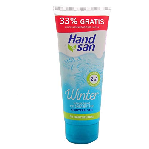 100ml Handsan Winter Handcreme 2in1 24h Feuchtigkeit mit Shea & Cocoa Butter PH Neutral 100ml Handsan Winter Handcreme 2in1 24h Feuchtigkeit mit Shea & Cocoa Butter PH Neutral von Hand san