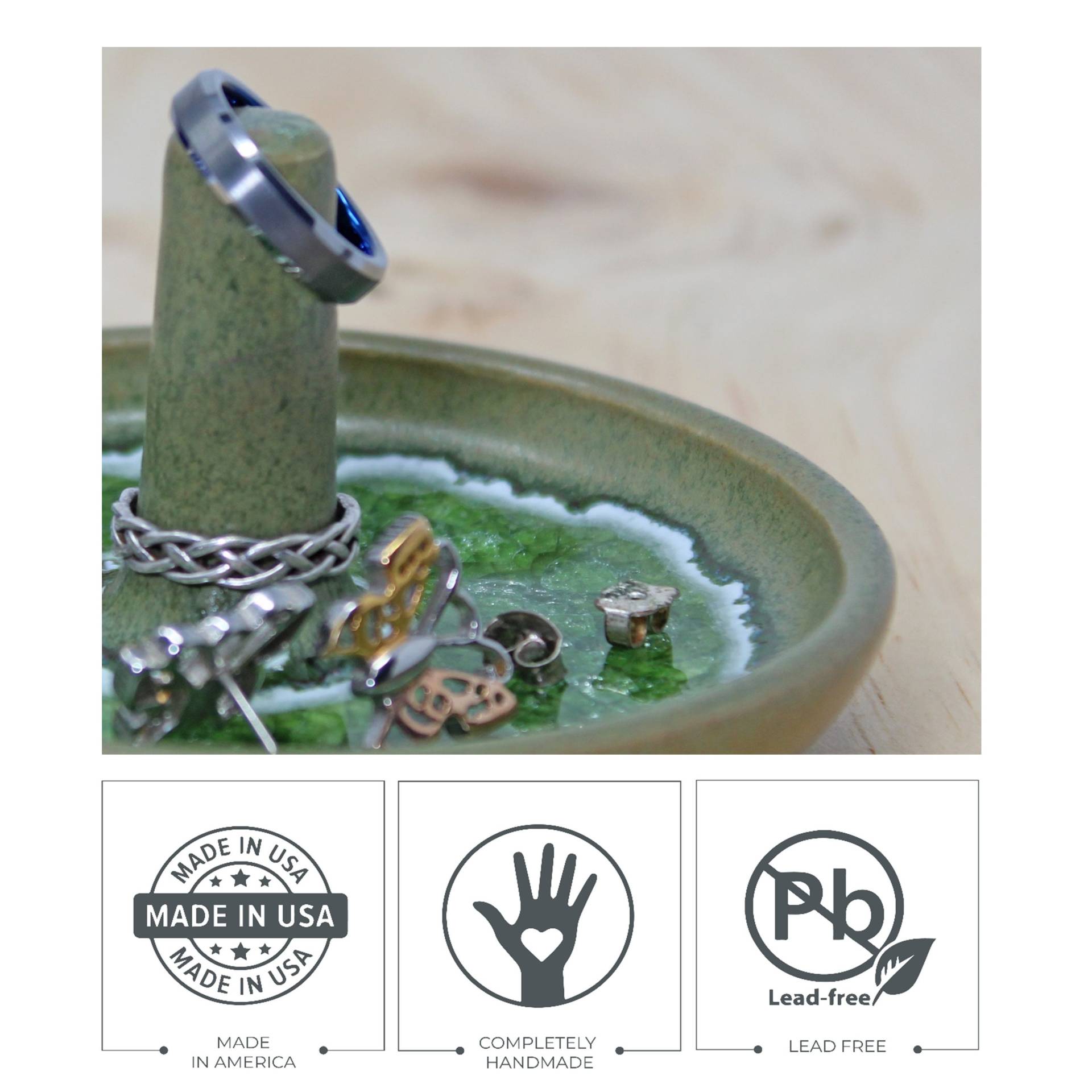 steinzeug Schmuck Schale, Braune Keramik Halter, Blaue Organizer, Handgemachte Geschenke Für Sie steinzeug Schmuck Schale, Braune Keramik Halter, Blaue Organizer, Handgemachte Geschenke Für Sie von HandsandFire