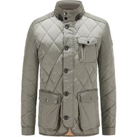 Handstich Steppjacke mit integrierter Kapuze und dezentem Glanz von Handstich