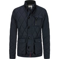Handstich Steppjacke mit verstaubarer Kapuze und Fleece-Futter von Handstich