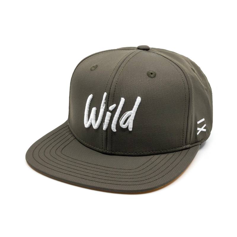 Cap Mit Wild Motiv - Dunkelgrünes Ripstop Material Snapback Verschluss Für Männer Und Frauen von HandundFeuer