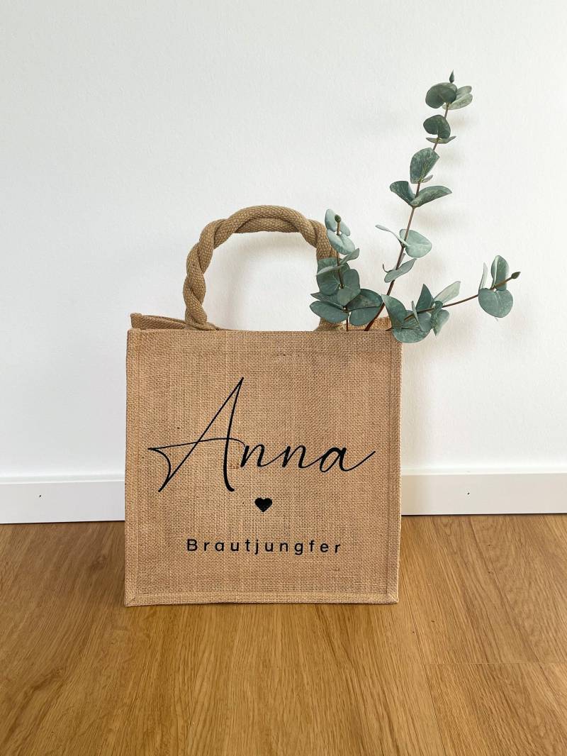 Personalisierte Jutetasche, Trauzeuginnengeschenk, Geschenk Zum Junggesellenabschied, Brautjungferngeschenke, Willst Du Meine Brautjungfer Sein Personalisierte Jutetasche, Trauzeuginnengeschenk, Geschenk Zum Junggesellenabschied, Brautjungferngeschenke, Willst Du Meine Brautjungfer Sein von HandwerkevonMarina