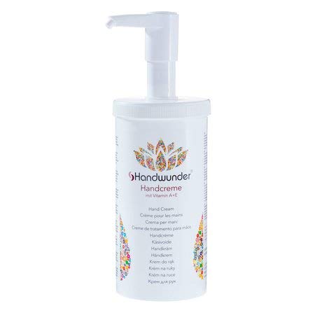 Handwunder Handcreme Pflege und Schutz für die Hände mit Pflanzenextrakten, 450ml mit Spender von ARZER