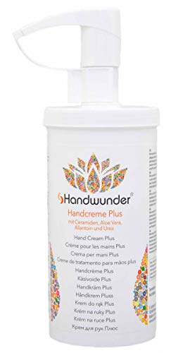 Handwunder Handcreme Plus, Pflege und Schutz für die Hände mit Ceramiden, 450ml mit Spender von ARZER
