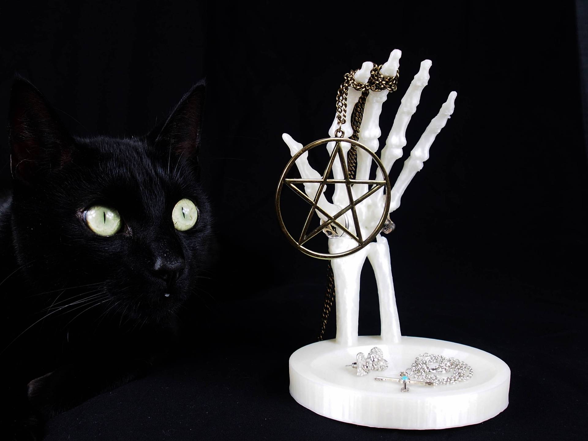 Skelett Hand Schmuckständer Skelett Hand Schmuckständer von HandyDans3DPrints