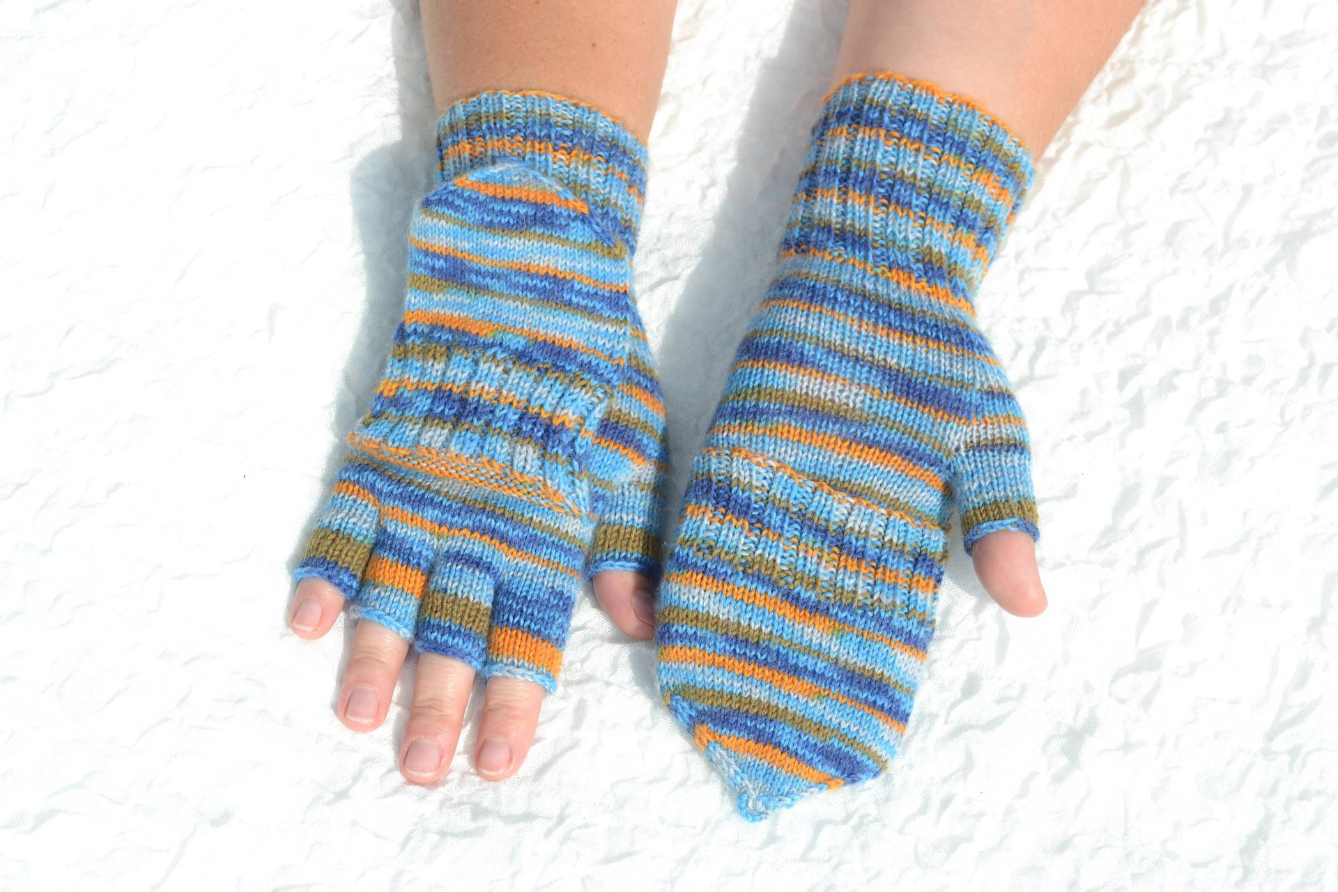 Handgestrickte Handschuhe, Handgestrickte Handschuhe Aus Wolle, Für Frauen/Mädchen von HandyDuo