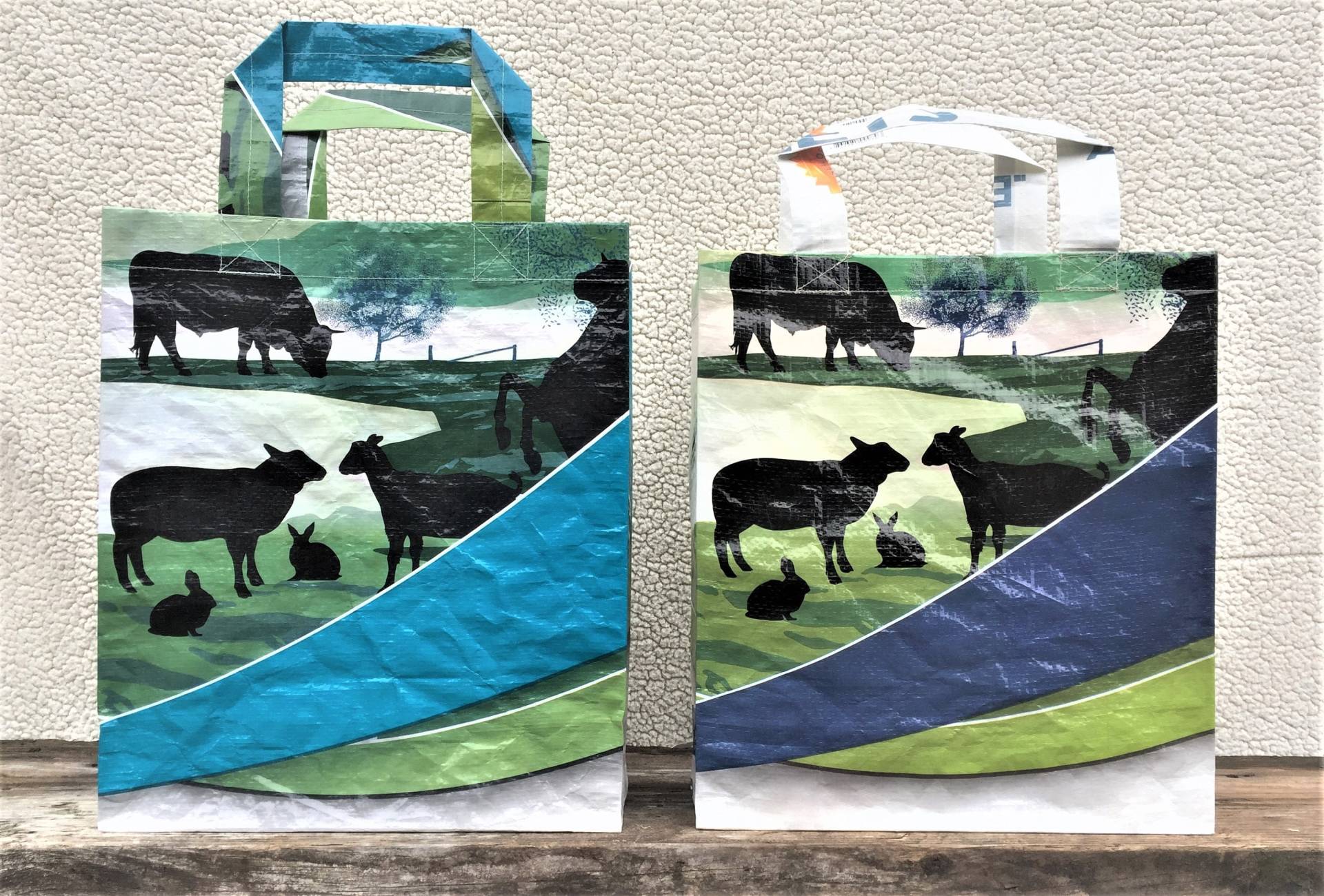 Feed Bag Tote, Wiederverwendbare Einkaufstasche, Upcycled Markttasche, Recycelte Einkaufstasche Feed Bag Tote, Wiederverwendbare Einkaufstasche, Upcycled Markttasche, Recycelte Einkaufstasche von HandyTotes