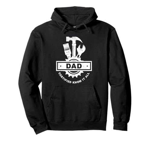 Papa: Certified Know It All - Vintage Herren Handwerker Vater Pullover Hoodie Papa: Certified Know It All - Vintage Herren Handwerker Vater Pullover Hoodie von Handyman Dad Fun & Humor