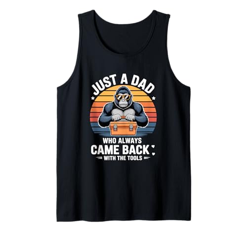 Herren Nur EIN Vater, der mit Tools Gorilla Graphic zurückkam Tank Top Herren Nur EIN Vater, der mit Tools Gorilla Graphic zurückkam Tank Top von Handyman Gorilla Dad Toolbox Funny Apparel Co
