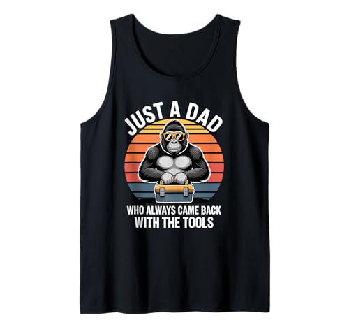 Herren Nur EIN Vater, der mit Tools Gorilla zurückkam Tank Top Herren Nur EIN Vater, der mit Tools Gorilla zurückkam Tank Top von Handyman Gorilla Dad Toolbox Funny Apparel Co