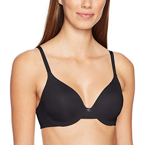 Hanes Ultimate Damen weichem Schaumstoff mit Bügel T-Shirt-BH, Schwarze Streifen, 85C von Hanes Ultimate