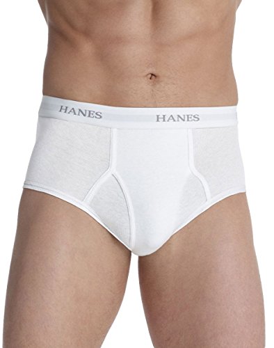 Hanes Ultimate Herren Ultimate Tagless mit ComfortFlex-Bund – mehrere Packungen und Farben Slips Unterwäsche, Weiß, 7er-Pack, Größe L, Weiß, 7 Stück, Large von Hanes