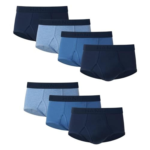 Hanes Ultimate Herren Comfort Flex Bundslip - meerdere verpakkingen verkrijgbaar 7 / 100 1 underwear, Blau, Sortiert, Stück, M EU von Hanes