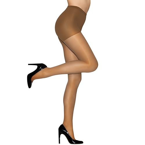 Hanes Alive Full Support Control Top Reinforced Toe Pantyhose D Nude von Hanes