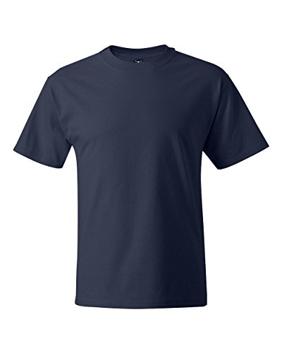 Hanes Big Herren Beefy-t Tall T-Shirt, Navy, 4X-Large Hoch von Hanes