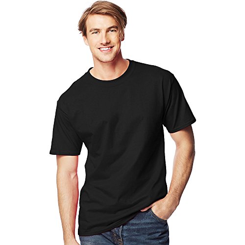 Hanes Big Herren Beefy-t Tall T-Shirt, schwarz, XX-Large Hoch von Hanes