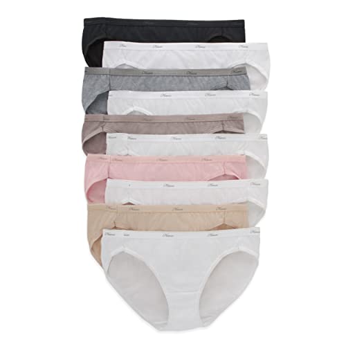 Hanes Damen Bikinihose aus Baumwolle Multipack - Mehrfarbig - 34 von Hanes