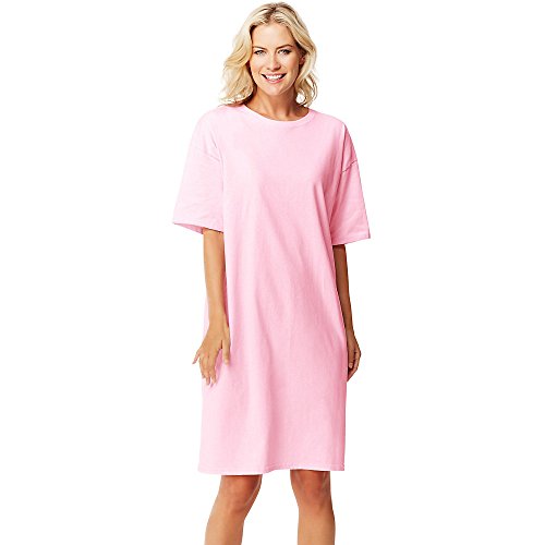 Hanes Damen-Nachthemd - Pink - Einheitsgröße von Hanes