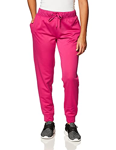 Hanes Damen Sportliche Performance-Fleece-Jogginghose mit Taschen Hose, Fresh Berry Solid/Fresh Berry Heather, Mittel von Hanes
