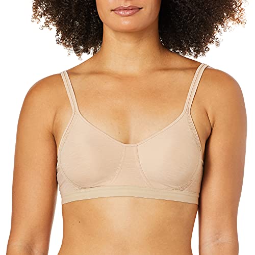 Hanes Damen X-Temp Bügelloser Kühlendem Netz, Vollständige Abdeckung, Wandelbarer T-Shirt BH, Undurchsichtige, Hautfarben, XXX-Large von Hanes