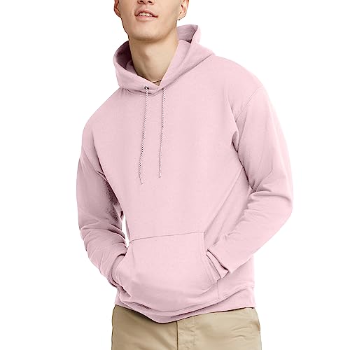 Hanes EcoSmart Herren-Kapuzenpullover aus Fleece - Pink - 4X-Large von Hanes