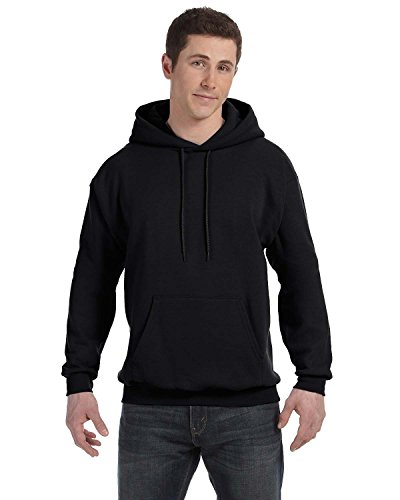 Hanes Pullover EcoSmart Kapuzenpullover, Schwarz, X-Large von Hanes