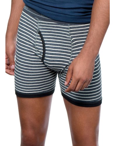 Hanes Herren Boxershorts Big No Ride Up, gestreift, 4er-Pack - Mehrfarbig - XX-Large von Hanes